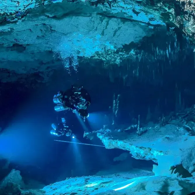 TDI Deco Cave Training cenotes mexico