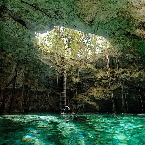 Cenote diving day tulum