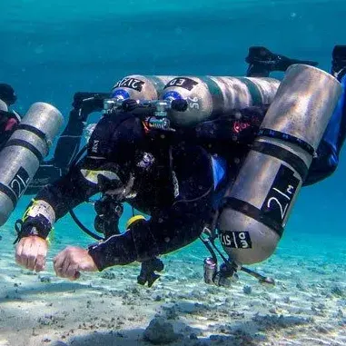 Tech diving in the Mexican Caribbean